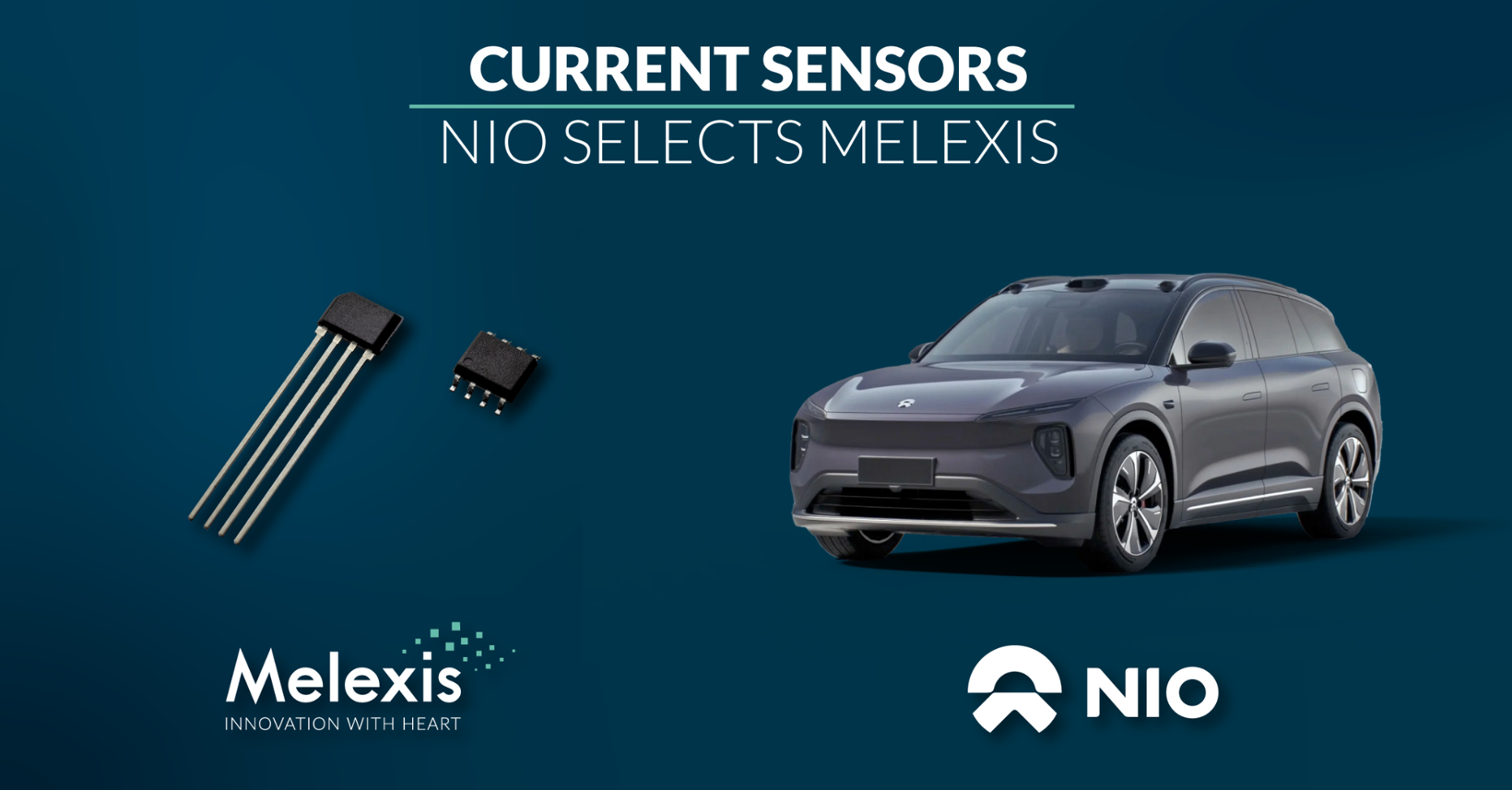 Melexis成为NIO智能电动汽车牵引逆变器系统的战略性电流传感器芯片供应商(图1)