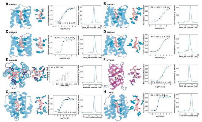 DavidBaker最新Science论文：AI从头设计蛋白用作生物传感器(图4)