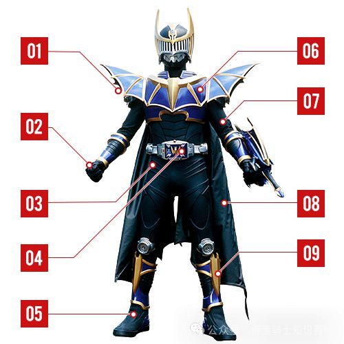 假面骑士夜骑的最强形态：生存夜骑身体结构功能揭秘！最强的剑士(图2)