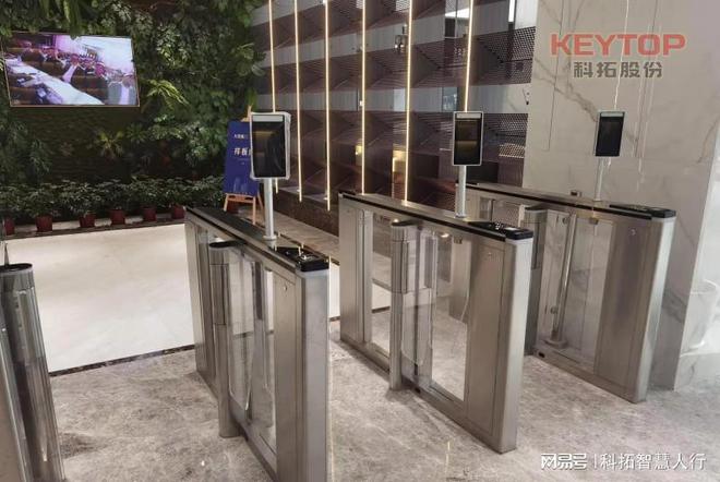 浙江温州人脸识别门禁系统、人行通道摆闸翼闸三辊闸厂家(图3)