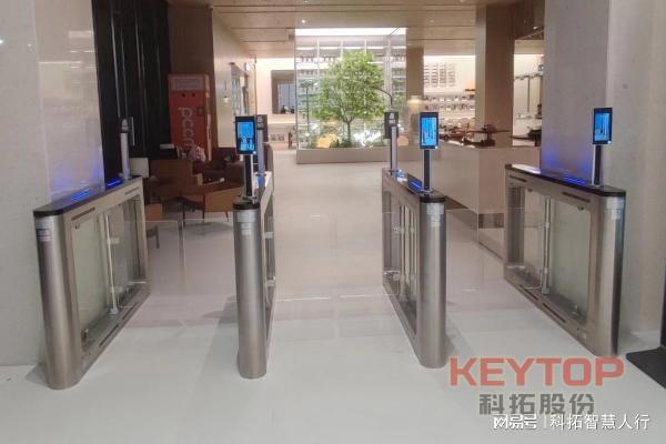 黑龙江牡丹江人脸识别门禁系统、人行通道摆闸翼闸三辊闸厂家(图3)