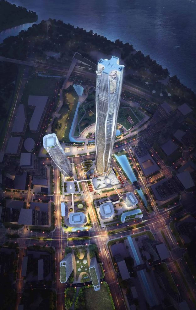 4988米！南京河西第一高楼！预计2028年完工！（内附：建设历程与当前进展）(图6)