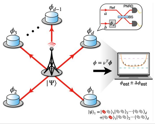 总编辑圈点首个超高分辨率分布式量子传感网络问世为精密测量技术发展开辟新路径(图1)