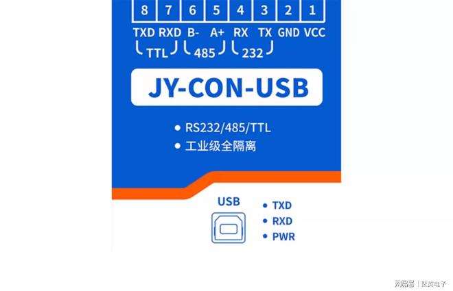 物联网项目落地:工业级全隔离RS232485TTL三合一转换器怎么用(图1)
