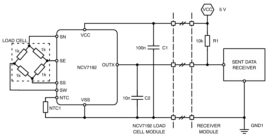 使用NCV7192的力传感器设计AND90385D(图4)