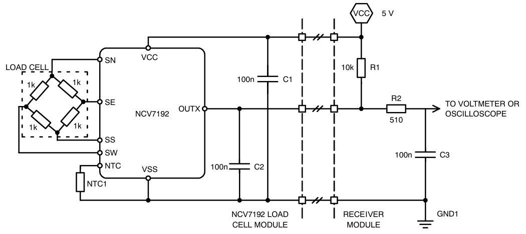 使用NCV7192的力传感器设计AND90385D(图5)